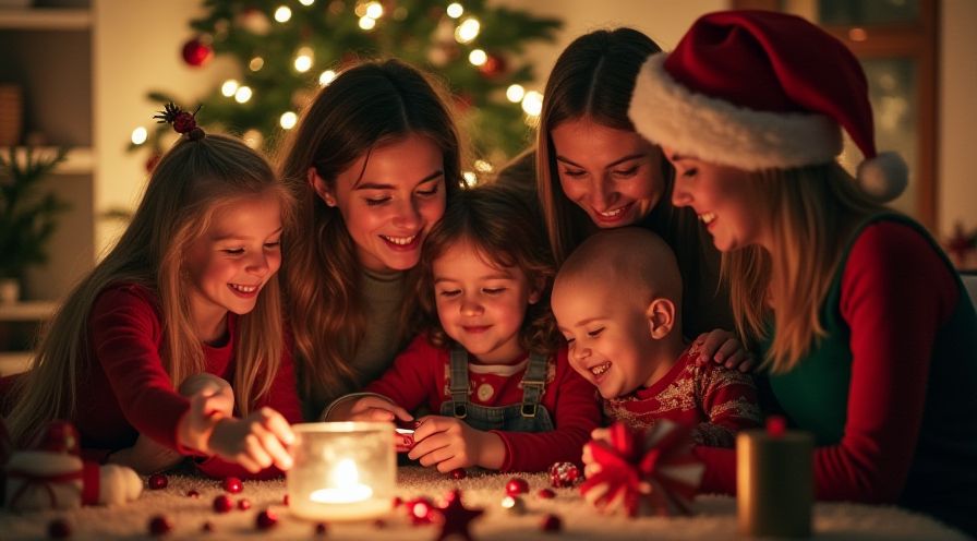 Weihnachtliches Plätzchenbacken
